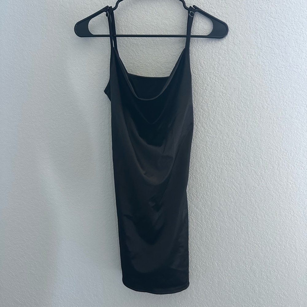 Elegant Black Slip Dress